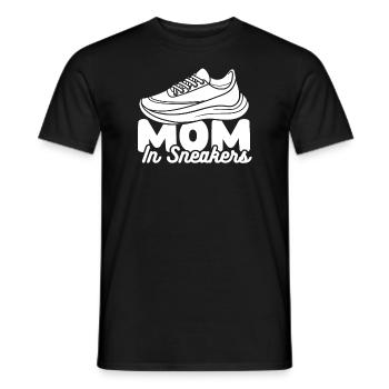 Mom Mom Running Shoes - Men's T-Shirt - black - Front - AI Model Male 178 light (178cm)
