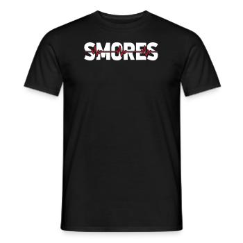 Smores S'mores Ekg Heartbeat - Männer T-Shirt - Schwarz - Vorne - AI Model Male 178 light (178cm)