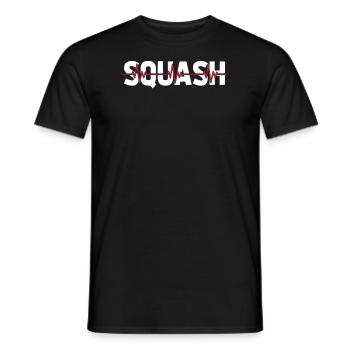 Squash Ekg Heartbeat - Männer T-Shirt - Schwarz - Vorne - AI Model Male 178 light (178cm)