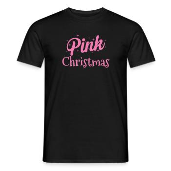 Weihnachten de Noël rose - T-shirt homme - noir - Devant - AI Model Male 178 light (178cm)