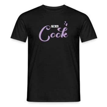 I'm a Cook Kochen Essen Küche - Männer T-Shirt - Schwarz - Vorne - AI Model Male 178 light (178cm)