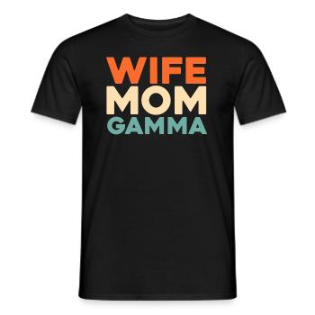 Schwesternschaft Soroitas Gamma Mama - Männer T-Shirt - Schwarz - Vorne - AI Model Male 178 light (178cm)