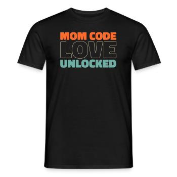 Mom Mom - Men's T-Shirt - black - Front - AI Model Male 178 light (178cm)