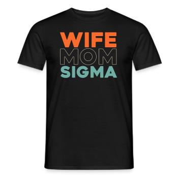Schwesternschaft Soroitas Sigma Mama - Männer T-Shirt - Schwarz - Vorne - AI Model Male 178 light (178cm)