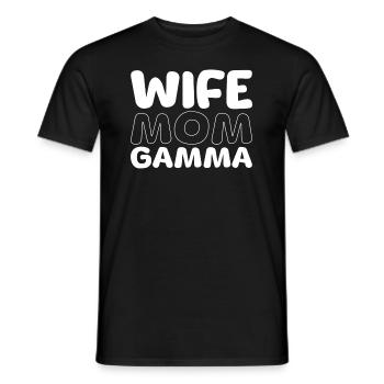 Schwesternschaft Soroitas Gamma Mama - Männer T-Shirt - Schwarz - Vorne - AI Model Male 178 light (178cm)