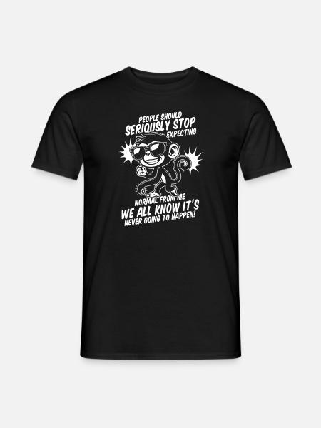 Monkey - Men's T-Shirt - black