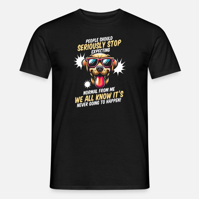 Labrador - Männer T-Shirt - Schwarz