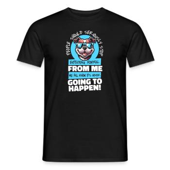 American Bully - Men's T-Shirt - black - Front - AI Model Male 178 light (178cm)