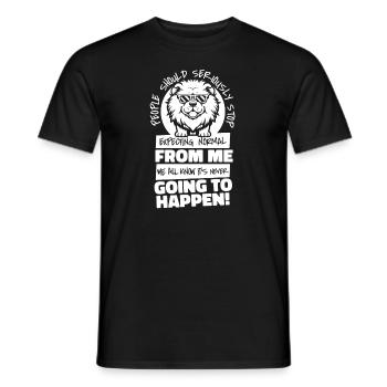 Chow Chow - Männer T-Shirt - Schwarz - Vorne - AI Model Male 178 light (178cm)