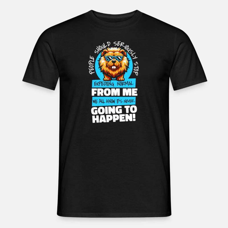Chow Chow - Männer T-Shirt - Schwarz
