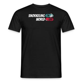 Schnorcheln Snorkeling Sur World Off - T-shirt homme - noir - Devant - AI Model Male 178 light (178cm)