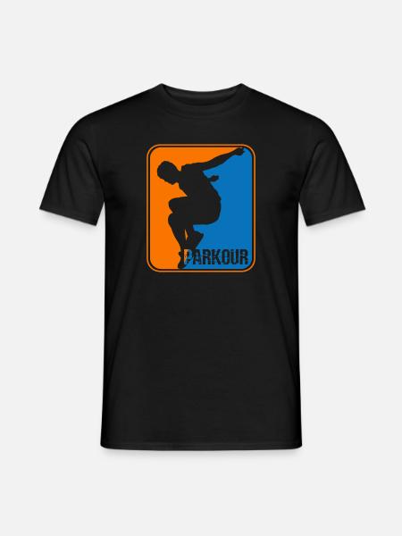 Parkour Sport Logo - Men's T-Shirt - black