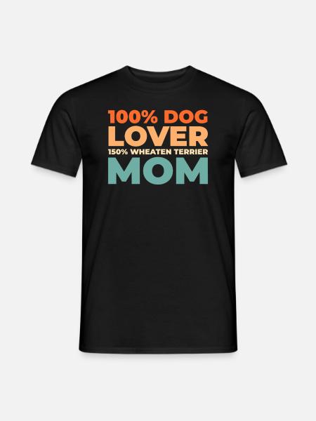 Terrier froment - T-shirt homme - noir
