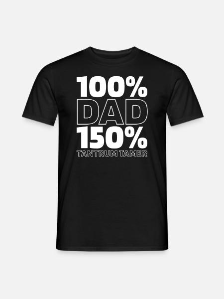 Vater Papa - Mænd T-shirt - sort