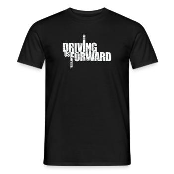 Nous faire avancer - T-shirt homme - noir - Devant - AI Model Male 178 light (178cm)