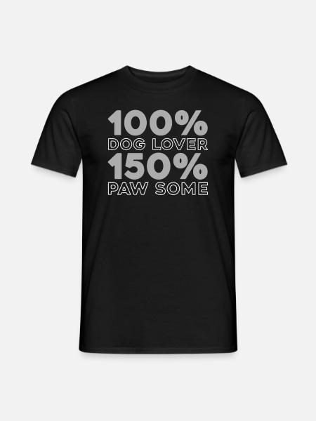 Dog Four-legged Friend - Men's T-Shirt - black
