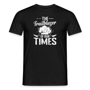The Trailblazer of Our Times - Men's T-Shirt - black - Front - AI Model Male 178 light (178cm)