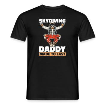 Parachutiste Parachutiste Squelette - T-shirt homme - noir - Devant - AI Model Male 178 light (178cm)