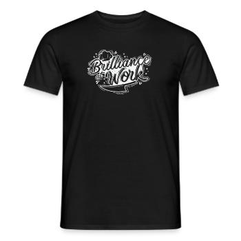 Brilliance at Work - Men's T-Shirt - black - Front - AI Model Male 178 light (178cm)