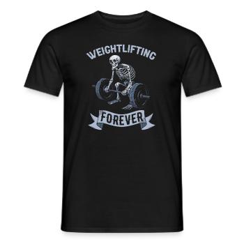 Gewichtheben Gewichtheber - Männer T-Shirt - Schwarz - Vorne - AI Model Male 178 light (178cm)