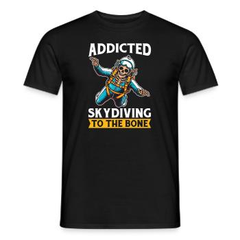 Parachutiste Parachutiste Parachutisme Squelette - T-shirt homme - noir - Devant - AI Model Male 178 light (178cm)