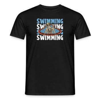 Nageurs nageurs - T-shirt homme - noir - Devant - AI Model Male 178 light (178cm)