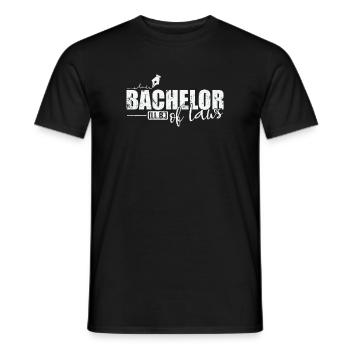 Baccalauréat en droit (LL.B.) - T-shirt homme - noir - Devant - AI Model Male 178 light (178cm)