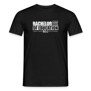 Baccalauréat en pratique pédagogique - T-shirt homme - noir - Devant - AI Model Male 178 light (178cm)