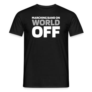Train de ventilateurs Spielmannszug - T-shirt homme - noir - Devant - AI Model Male 178 light (178cm)