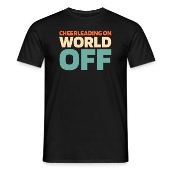 Cheerleader Cheerleading - Men's T-Shirt - black - Front - AI Model Male 178 light (178cm)