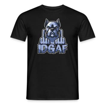 Cane Corso Es Ist Mir Scheißegal Idgaf - Männer T-Shirt - Schwarz - Vorne - AI Model Male 178 light (178cm)