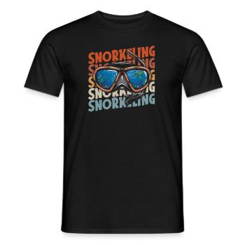 Snorkel - Men's T-Shirt - black - Front - AI Model Male 178 light (178cm)