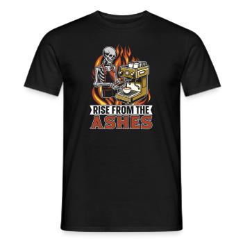 Café Barista - T-shirt homme - noir - Devant - AI Model Male 178 light (178cm)