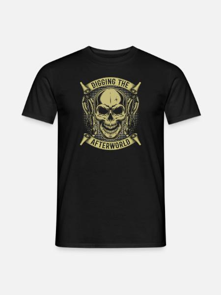 Bogenjagd Bogenjäger Skelett - Männer T-Shirt - Schwarz