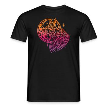 Cane Corso Stammes Moon Phases - Männer T-Shirt - Schwarz - Vorne - AI Model Male 178 light (178cm)