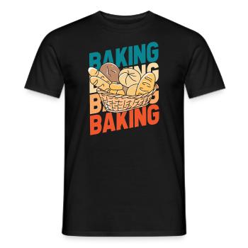 Boulangerie Boulangerie Boulangerie - T-shirt homme - noir - Devant - AI Model Male 178 light (178cm)