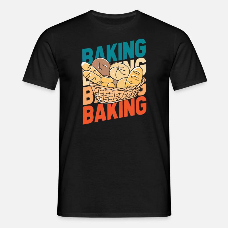 Baking Baker Bakery - Men's T-Shirt - black