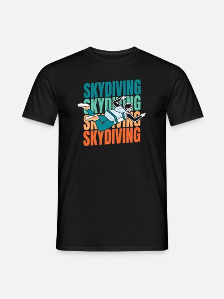 Skydiving - Men's T-Shirt - black