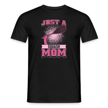 Squash Mutter Juste une maman de squash - T-shirt homme - noir - Devant - AI Model Male 178 light (178cm)