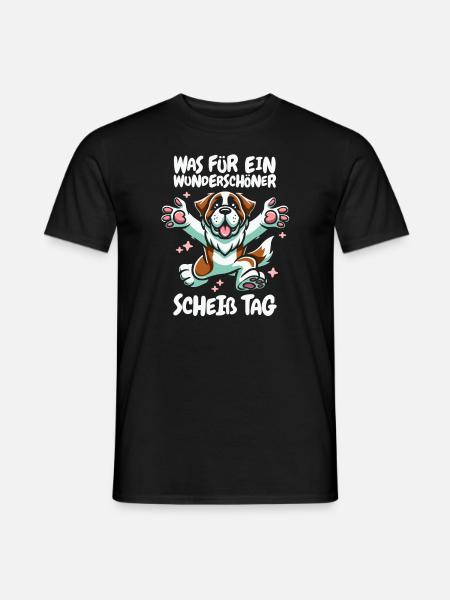 Saint Bernard Beautiful Day - Men's T-Shirt - black