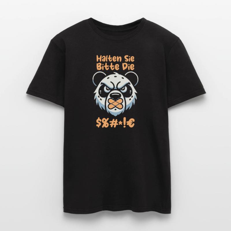 Großer Panda Pandabär Männer T-Shirt
