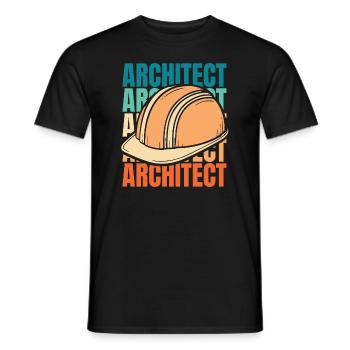 Architecte Architecture - T-shirt homme - noir - Devant - AI Model Male 178 light (178cm)