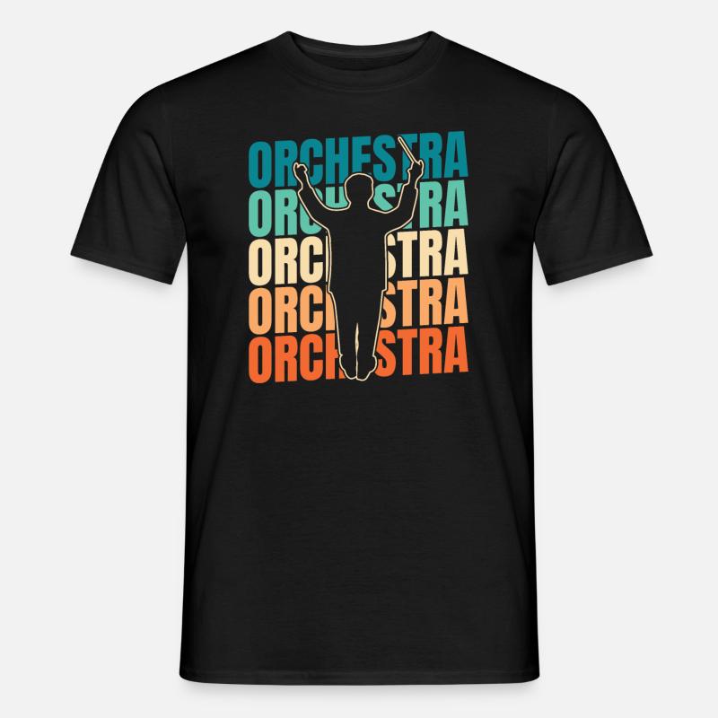 Orchester - Männer T-Shirt - Schwarz