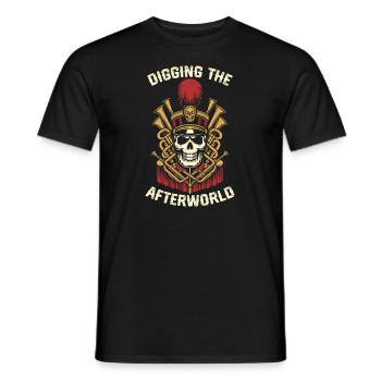 Fan Driving Procession Spielmannszug Skull - Men's T-Shirt - black - Front - AI Model Male 178 light (178cm)