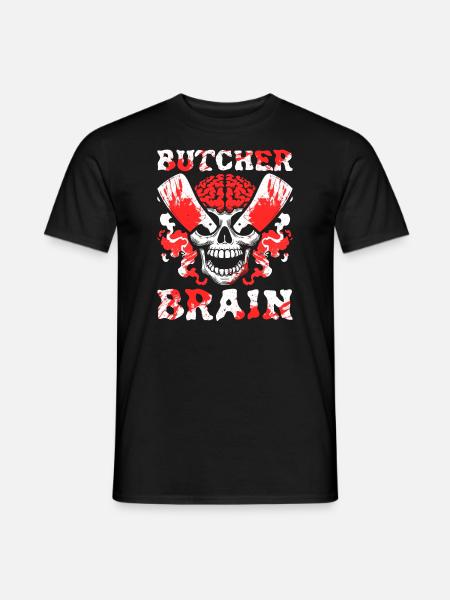 Boucher, boucher, boucher, crâne - T-shirt homme - noir