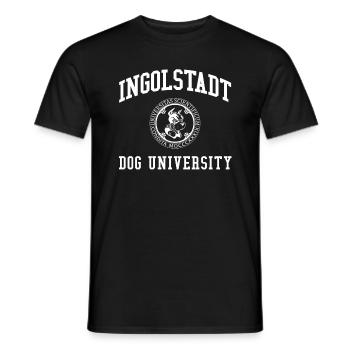 Collège universitaire canin d’Ingolstadt - T-shirt homme - noir - Devant - AI Model Male 178 light (178cm)