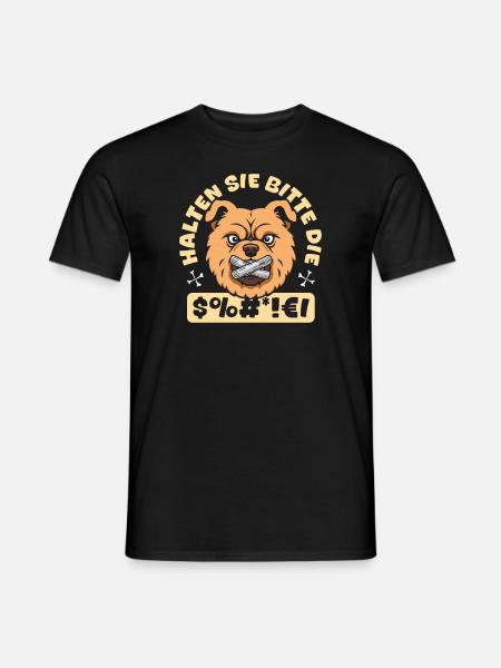Chow Chow Please Shut Up - Men's T-Shirt - black