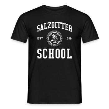 Salzgitter School Université Université - T-shirt homme - noir - Devant - AI Model Male 178 light (178cm)
