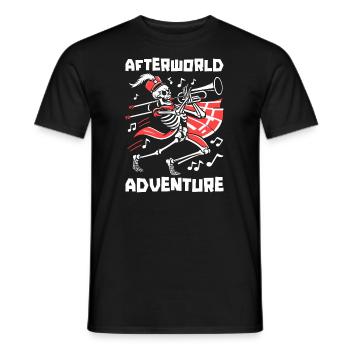 Ventilateur Driving Train Spielmannszug Squelette - T-shirt homme - noir - Devant - AI Model Male 178 light (178cm)