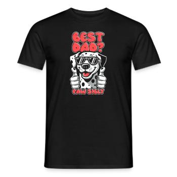 Dalmatiner Vater Best Dad Pawsibly - Männer T-Shirt - Schwarz - Vorne - AI Model Male 178 light (178cm)